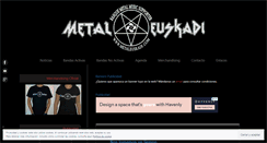 Desktop Screenshot of metaleuskadi.com