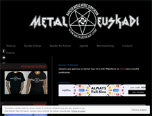 Tablet Screenshot of metaleuskadi.com